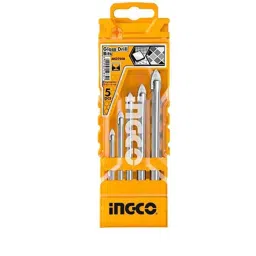 Ingco AKD7058 5Pcs Metal Glass Drill Bit Set image 5
