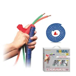 Noveau Safe-T-1ST 22mm 1.5mm Virgin HDPE Blue Cable Zipper with Colour Box, NSFZ22BU1105 (Pack of 2)-picture-22