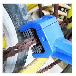 A4S Plastic Blue Chain Cleaner Brush for Motorcycle image 2