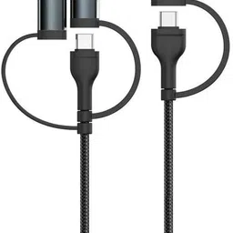 SharpDart USB Type C Cable 6.5 A 1 m OEM 6-in-1 Multi Charging Cable | USB-A & USB-C to Type-C, Lightning & Micro USB | Universal Charger | Braided Strong Cable-picture-26