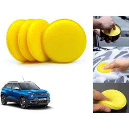 Auto Pearl Polyurethane Beige Washing &a; Waxing Polish Foam Sponge for Punch 2021 (Pack of 4)-picture-23