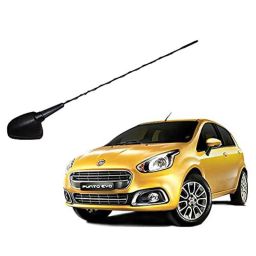 Auto Pearl Black Mount Rubber Mast Flexible Car Roof Antenna with Anti-Theft Design For Fiat PuntoEvo-picture-2