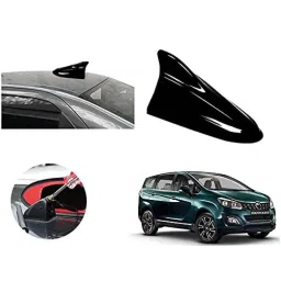 Auto Pearl ABS Black Universal Replacement Shark Fin Car Roof Antenna For Mahindra Marazzo 2019-picture-37