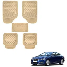 Kozdiko 6255 5 Pcs Rubber &a; PVC Beige Car Foot Mat Set for Jeep Compass-picture-23