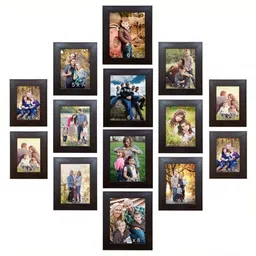 sjm enterprises Wood Wall Photo Frame image 1