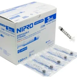 Nipro 10 Pcs 3ml Syringe with Needle Box-picture-20