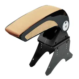 Auto Pearl Plastic &a; Leatherette Beige Armrest Console Box for Hyundai I20 T2-picture-13