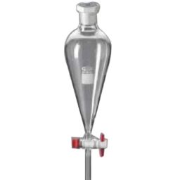 Glassco 250ml Boro 3.3 Glass Squibb Shape Separating Funnel with PTFE Stopcock, 149.202.04-picture-20