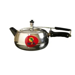 Bevel Peacock Silver 3.5L Food Grade Aluminium Pressure Cooker-picture-41