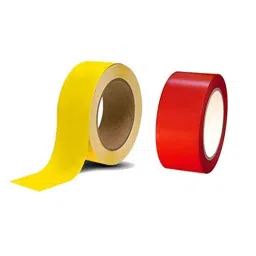 MM WILL CARE 60m 50mm BOPP Yellow &a; Red Self Adhesive Floor Marking Tape, MMWILL1094-picture-20