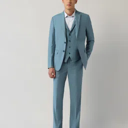 arrow Men 3-piece Solid Suit image 3