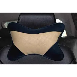 Kozdiko 2 Pcs Beige Black Neck Rest Cushion Pillow Set for Nissan Micra image 5