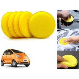 Auto Pearl Polyurethane Beige Washing &a; Waxing Polish Foam Sponge for Nano 2009-2014 (Pack of 5)-picture-19