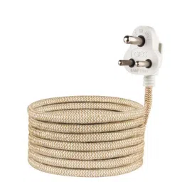 Super GEC 2.7m 2 Core Copper Golden Flexible Rond Wire Cord, 623(Pack of 2)-picture-43