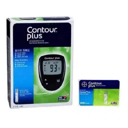 Bayer Contour Plus Black Glucometer with 50 Test Strips &a; 5 Coloured Lancets-picture-25