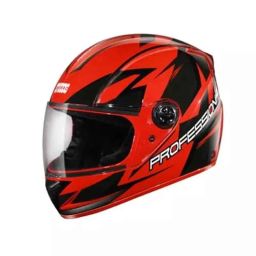 Studds Professional D1 Decor Plastic Red Full Face Helmet, Size: Large-picture-36