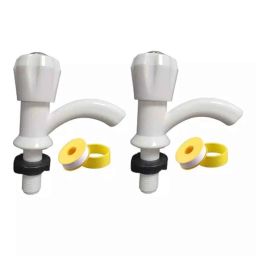 Fastgear PVC White Chrome Finish Bib Tap, FG2290 (Pack of 2)-picture-10