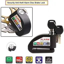 AOW Security Alarm Disk Lock Motorbike Bike Scooter Loud Disc Brake Lock Security Anti-Theft Alarm forCBZ Xtreme-picture-45