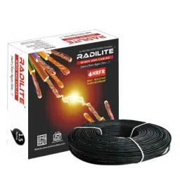 RADILITE 1.5 Sqmm Black HRFR Multistrand PVC Insulated Housing Wire, Length: 90 m-picture-24
