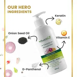 Health Veda Organics 300ml Onion Shampoo image 3