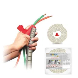 Noveau Safe-T-1ST 28mm 1.5mm Virgin HDPE Ivory Cable Zipper, NSFZ28IY0105 (Pack of 2)-picture-13