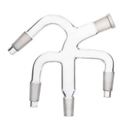 ABGIL B-40 Borosilicate 3.3 Glass Multiple Connection Receiver Adapter, ABG657-picture-0