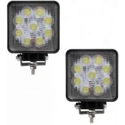 JBRIDERZ Bike 9 Led Square 2 Pcs Fog Light For Kawasaki Z1000 image 2