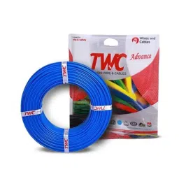 TWC Advance 4.0 Sqmm Blue FR PVC Insulated Solid Stranded Flexible Copper Wire, Length: 90m, TWCAD05-picture-14