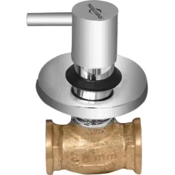 Neelkund Flora 20mm Brass Silver Chrome Finish Concealed Stop Cock for Bathroom &a; Kitchen-picture-13