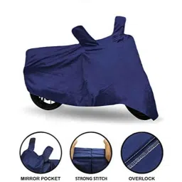 AutoPsys Polyester Blue Waterproof Bike Body Cover with Carry Bag for Avon E Scooter image 2