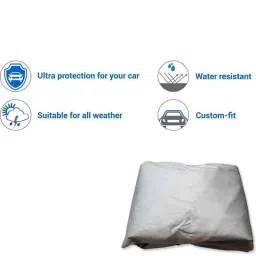 Love4Ride Silver Two Wheeler Cover for Honda Dio image 2