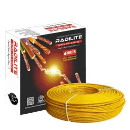 RADILITE 2.5 Sqmm Yellow HRFR Multistrand PVC Insulated Housing Wire, Length: 45 m-picture-34