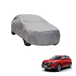 Kozdiko Polyester Silver Car Body Cover for MG Hector-picture-24