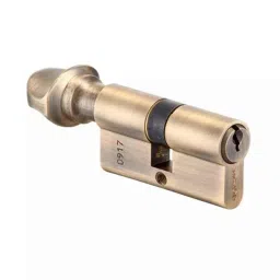 Dorset CL 108 PT 70mm Stainless Steel Antique Brass Finish Euro Profile Pin Cylinder Lock (Pack of 3)-image-92