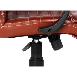 Rishabh Bottle Leatherette Brown Medium Back Executive Chair, SKU-39 image 3