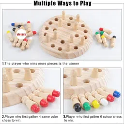 gugan toys Memory Chess Game, Color Memory Plastic Chess, Funny Block Board Game image 5