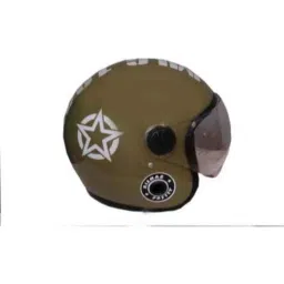 GTB Medium Size Green Open Face Motorcycle Helmet-picture-11