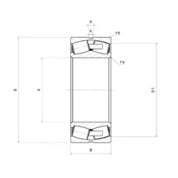 NTN 260x480x174mm Spherical Roller Bearing, 23252EMD1C3 image 3