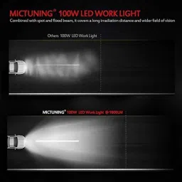 Kozdiko 21 inch 12V &a; 24V Spot Beam CREE LED Offroad Light Bar for Mahindra Scorpio image 3