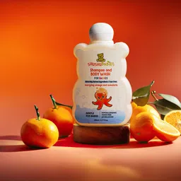 Everyday Orange & Mandarin Liquid Shampoo and Body Wash for Babies-image-36