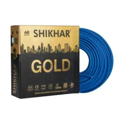 Shikhar Gold 0.75mm PVC 90m FR Blue Multi Strand House Wiring Cable-picture-42