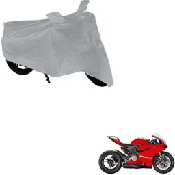 Kozdiko Polyester Matty Silver Dust &a; Waterproof Bike Body Cover for Ducati 1299 Panigale-picture-34