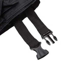 Kozdiko Polyester Black Dust &a; Waterproof Bike Body Cover with Mirror Pockets for Hero Electric NYX Front image 5