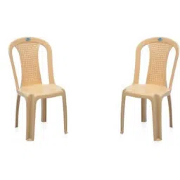 Nilkamal 4002 MBG Plastic Beige Outdoor Chair, (Pack of 2)-picture-41