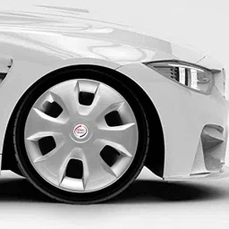 Auto Pearl 4 Pcs 14 inch Polypropylene Silver Press Type Car Wheel Cover Set with Retention Ring for Ford Figo Type 2 2012-2014, WC14in_WagonR19_SILVER_Figo(Typ2_2012_14 image 5