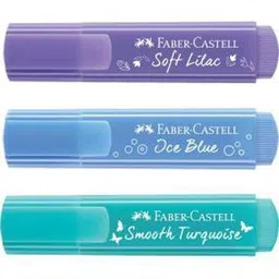 faber-castell Wallet of Pastel Color Textliner Pastel (Set of 5, Multicolor)-picture-21