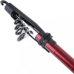 abirs 7 feet / 210cm Fishing rod and reel set with fish lure frog bait Red Fishing Rod image 3