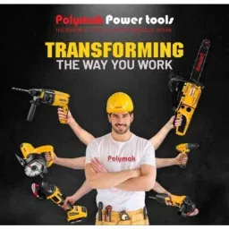 Polymak PMCM4 Pro 1100W 12000rpm Marble Cutter, HPCA36272 image 3