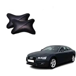 Kozdiko 2 Pcs Memory Foam Grey &a; Black Car Neck Rest Cushion Pillow Set for Audi A5-picture-45