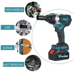 Krost Pro Series 700NM 1/2 inch 37V Brushless Motor Cordless Impact Wrench without Battery &a; Charger image 3